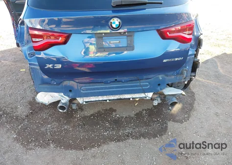 2020 BMW X3 Sdrive30I z USA, uszkodzony, nr VIN 5UXTY3C06LLU72398